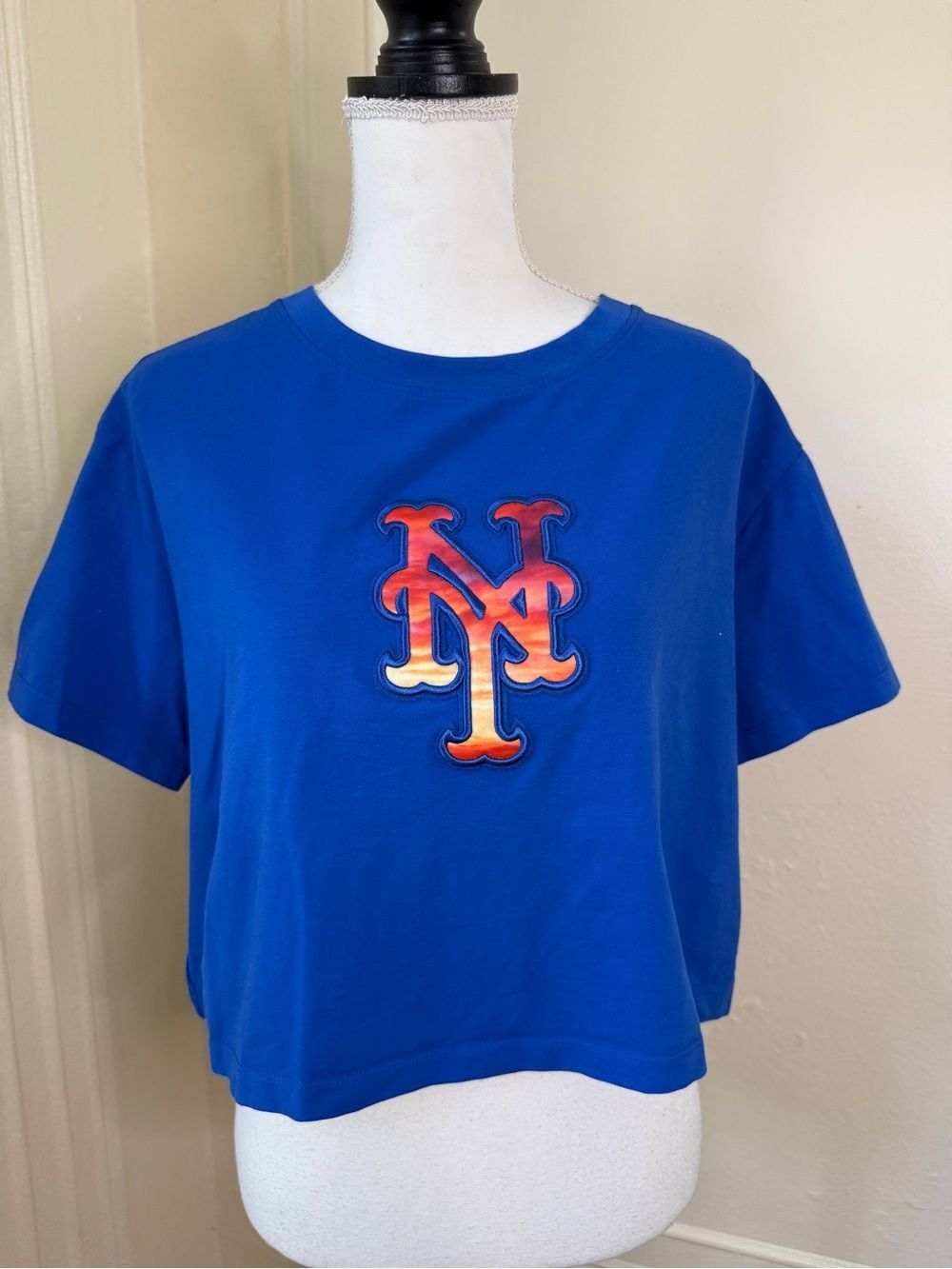 Vintage NYC Mets Sporty Crop Top